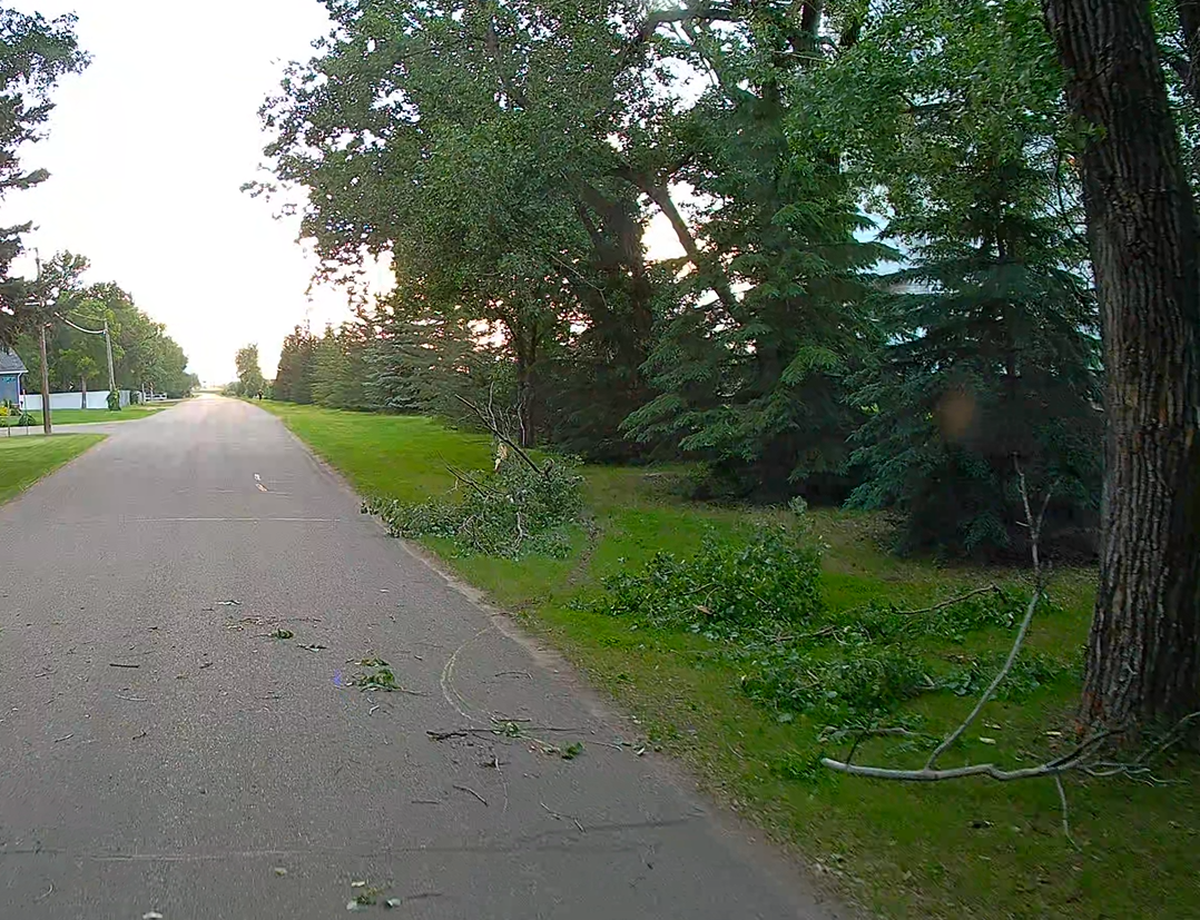 Evidence of the storm